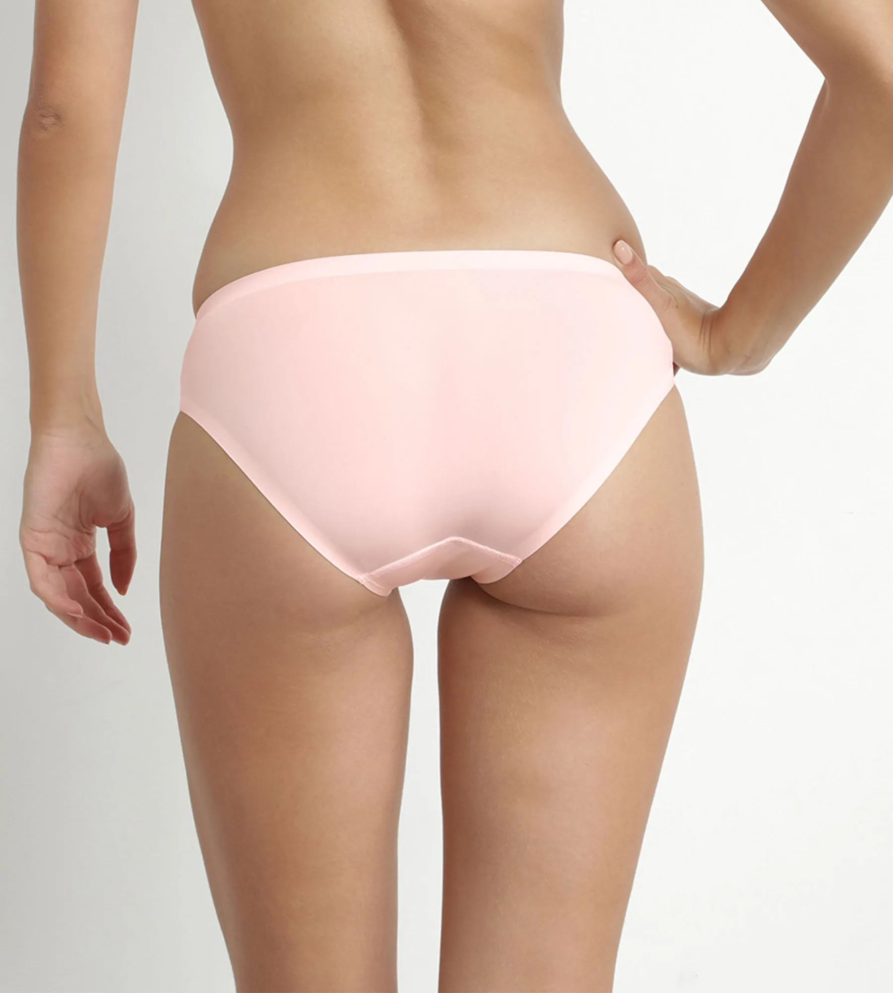 Culotte en microfibre rose ballerine InvisiFree de Dim