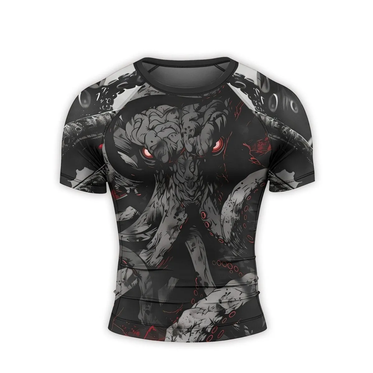 Darkness Cthulhu Men's Short Sleeve Rash Guard