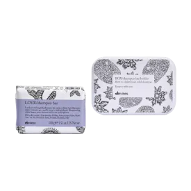 Davines LOVE Shampoo Bar Hydrating Shampoo for Dry and Dehydrated Hair 3.53oz and Case