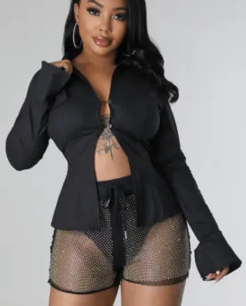 DIAMOND SHORTS W/ UNDERGARMENTS