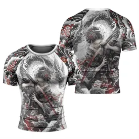 Dragon Geisha Men's Short Sleeve Rash Guard