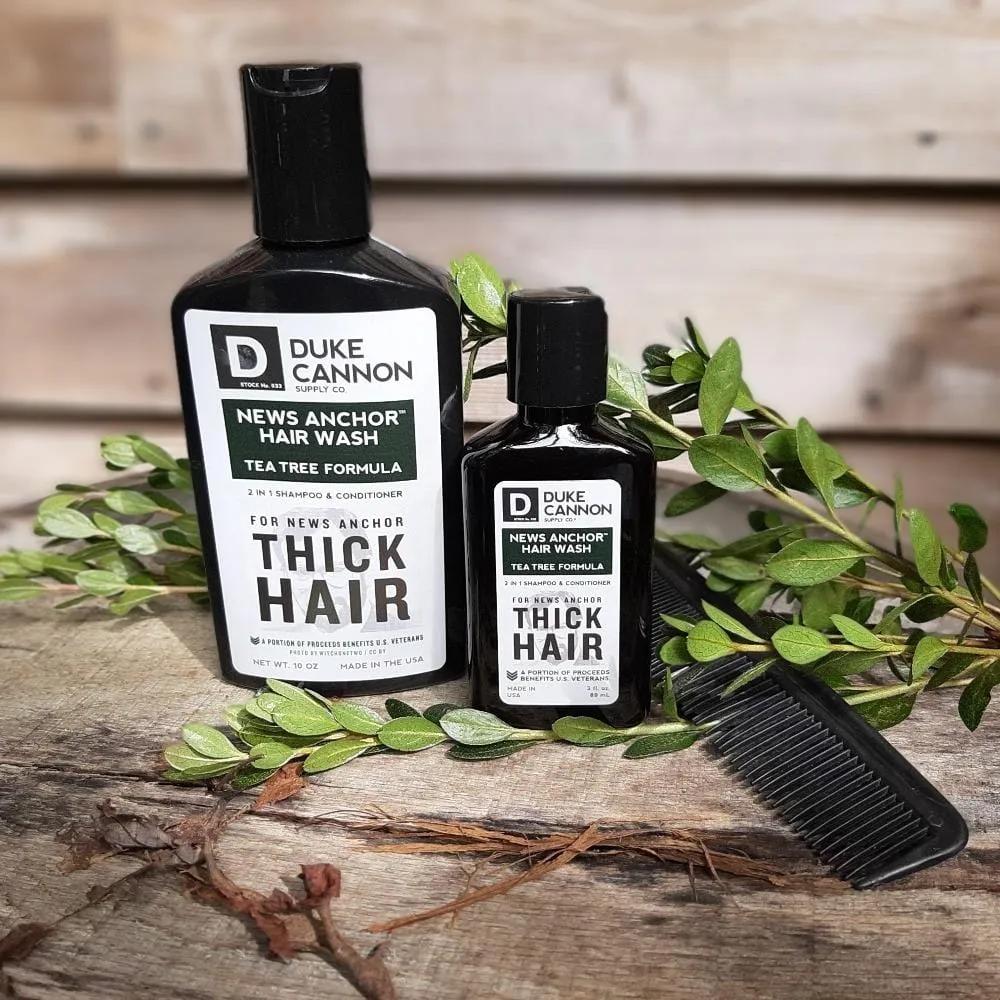 Duke Cannon - News Anchor 2-in-1 Hair Wash - Tea Tree Formula