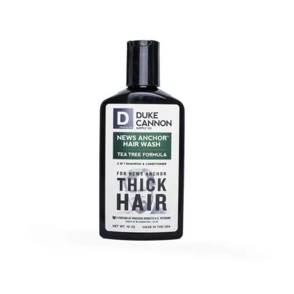 Duke Cannon - News Anchor 2-in-1 Hair Wash - Tea Tree Formula
