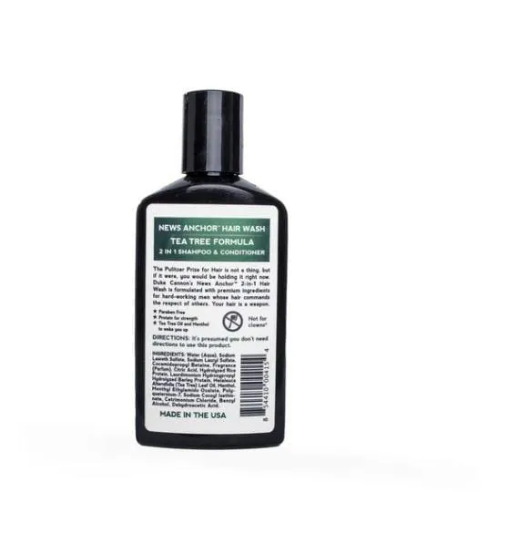 Duke Cannon - News Anchor 2-in-1 Hair Wash - Tea Tree Formula