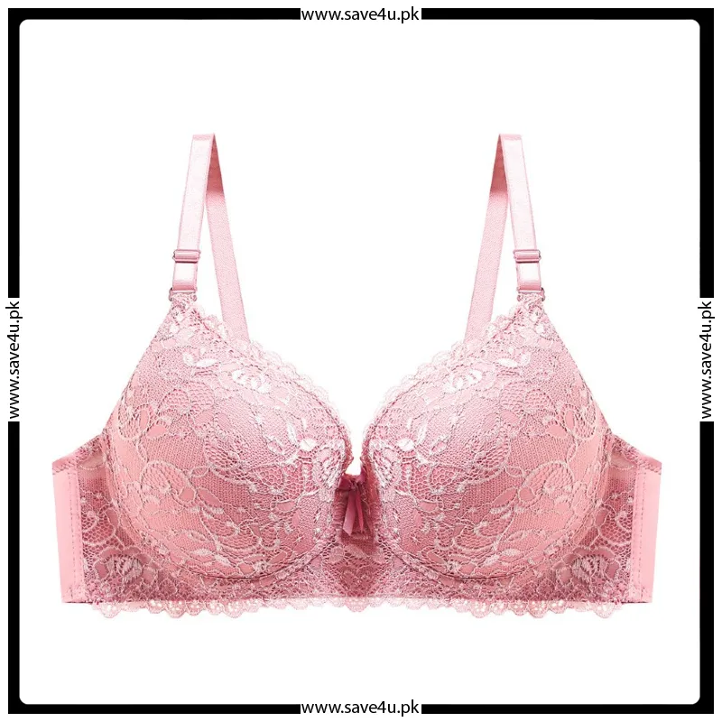Exquisite Floral Lace Push Up Wired Bra
