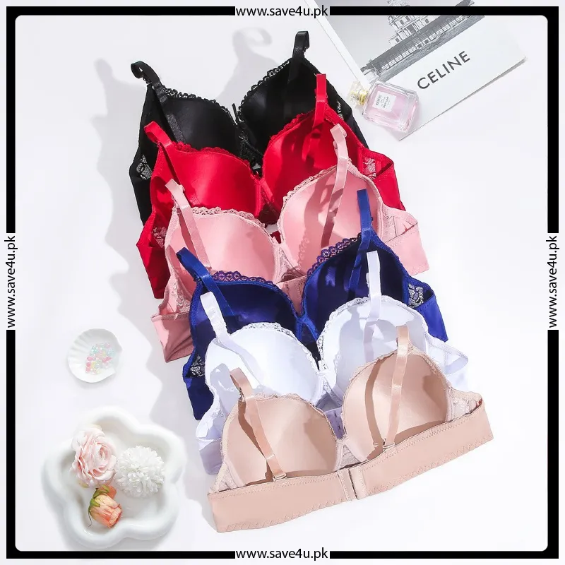 Exquisite Floral Lace Push Up Wired Bra