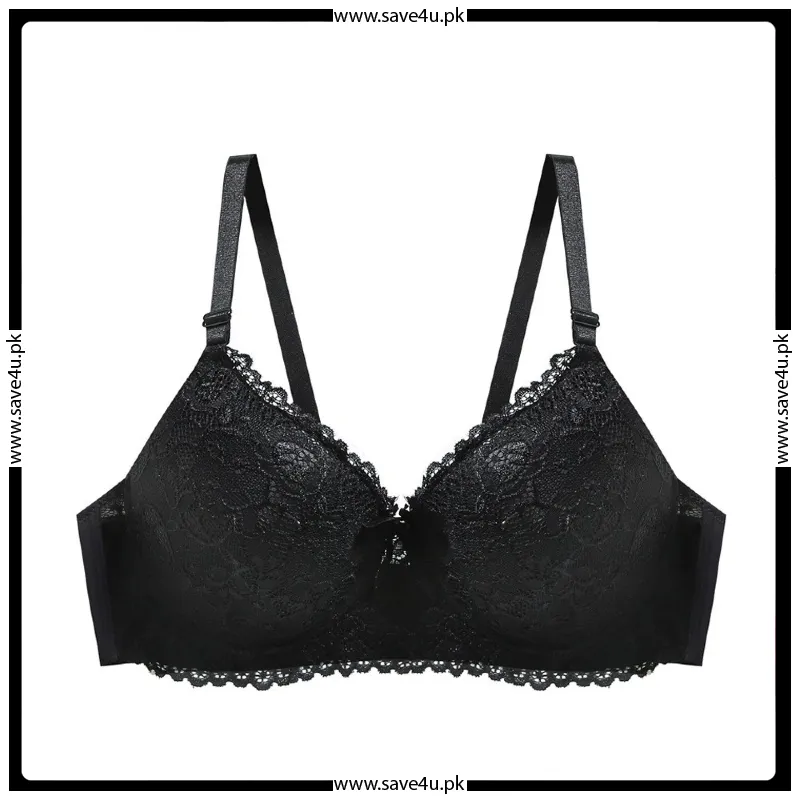 Exquisite Floral Lace Push Up Wired Bra