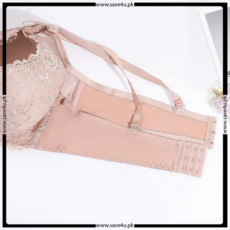 Exquisite Floral Lace Push Up Wired Bra
