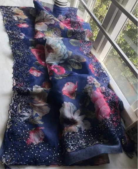 Fairy organza saree