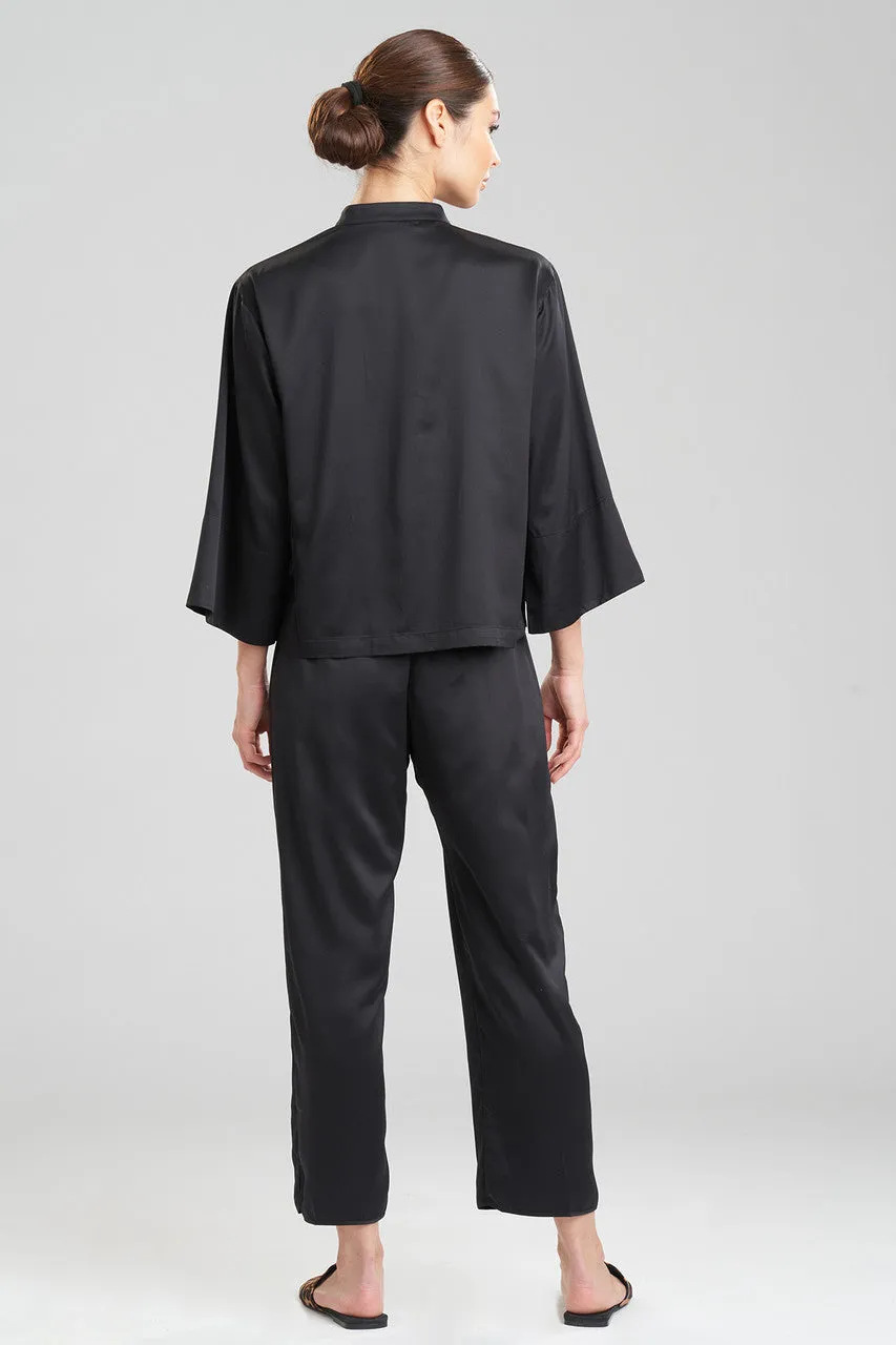 Feathers Satin Essentials Mandarin PJ
