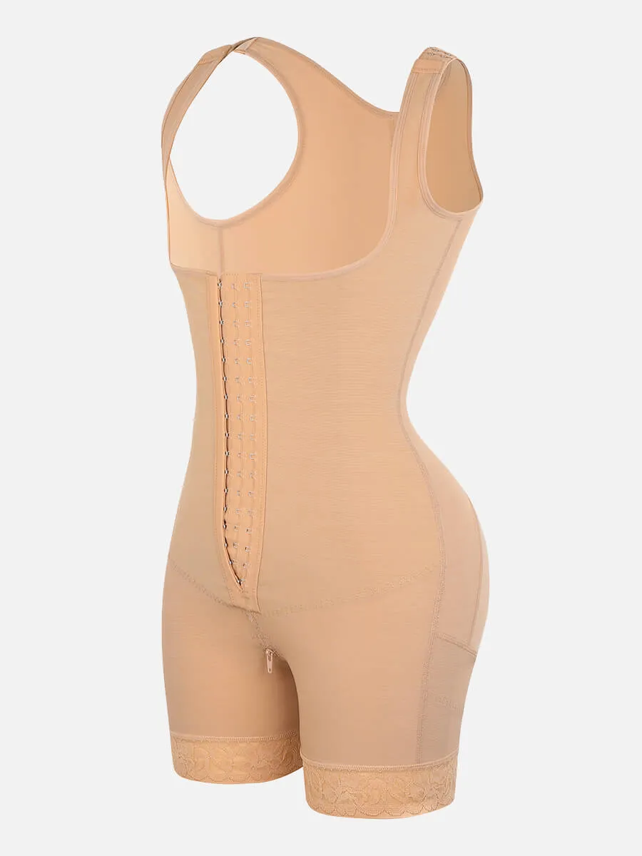 Feelingirl Wide Straps Tummy Control Butt Lifter Bodysuit