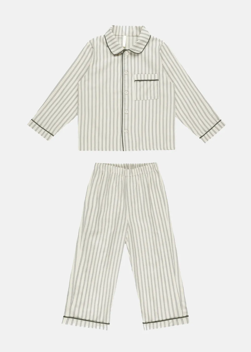 FOREST PINSTRIPE PAJAMA SET