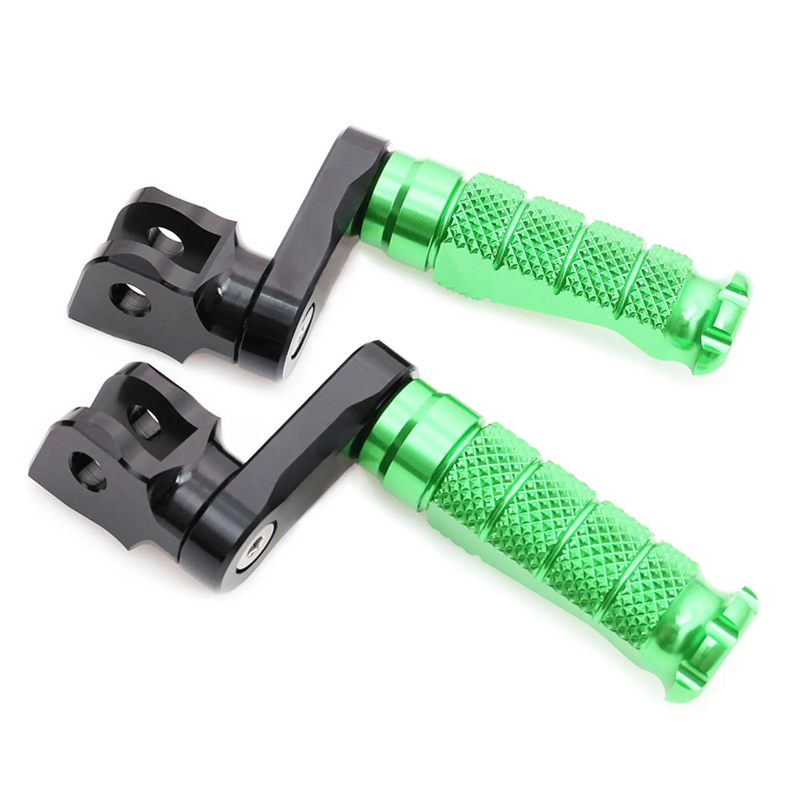 {Front}  Fits Triumph Daytona 675 Thruxton R R-FIGHT 40mm Adjustable Foot Pegs