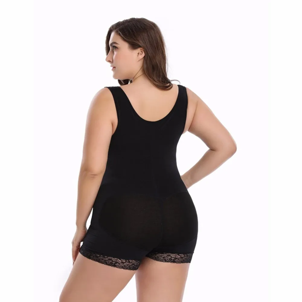 Full Body Shaper Shapewear Powernet Slimming Briefs Butt Lift Tummy Control Waist Trainer Plus Size
