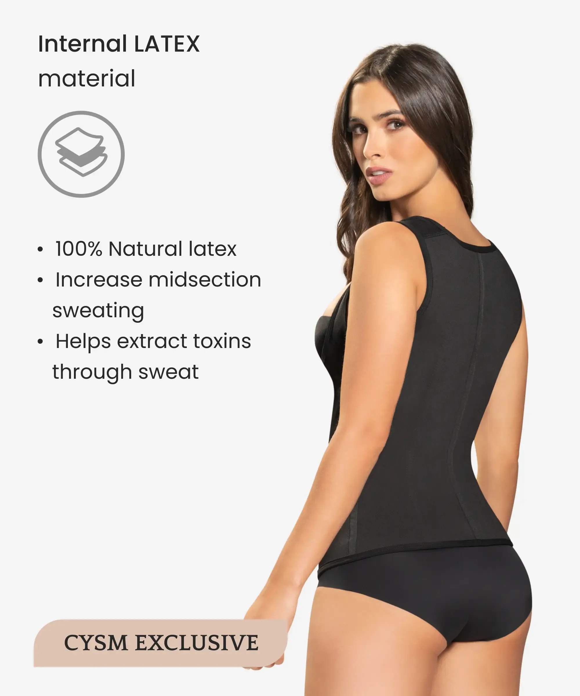 Full control body shaper vest - Style 1334