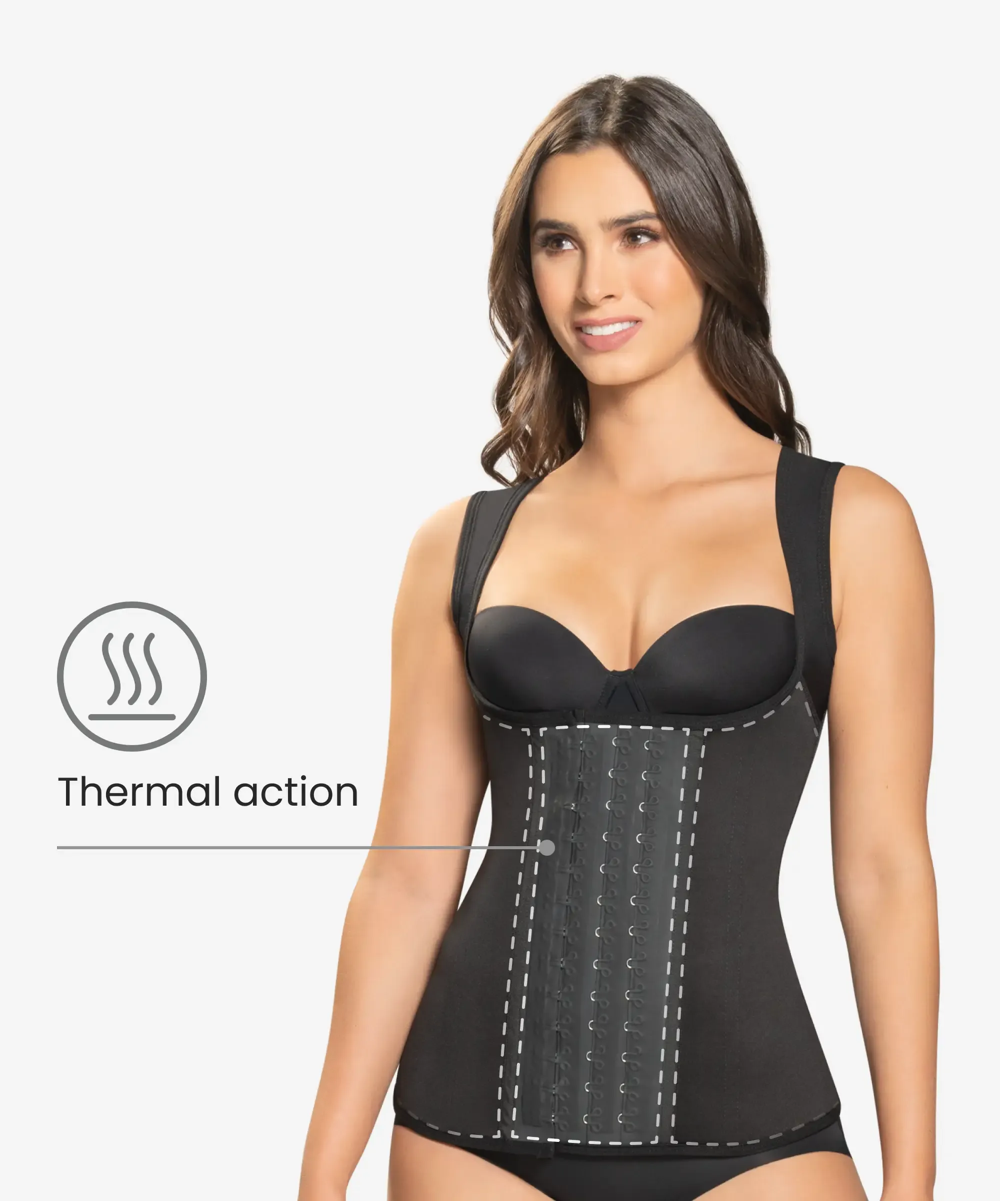 Full control body shaper vest - Style 1334