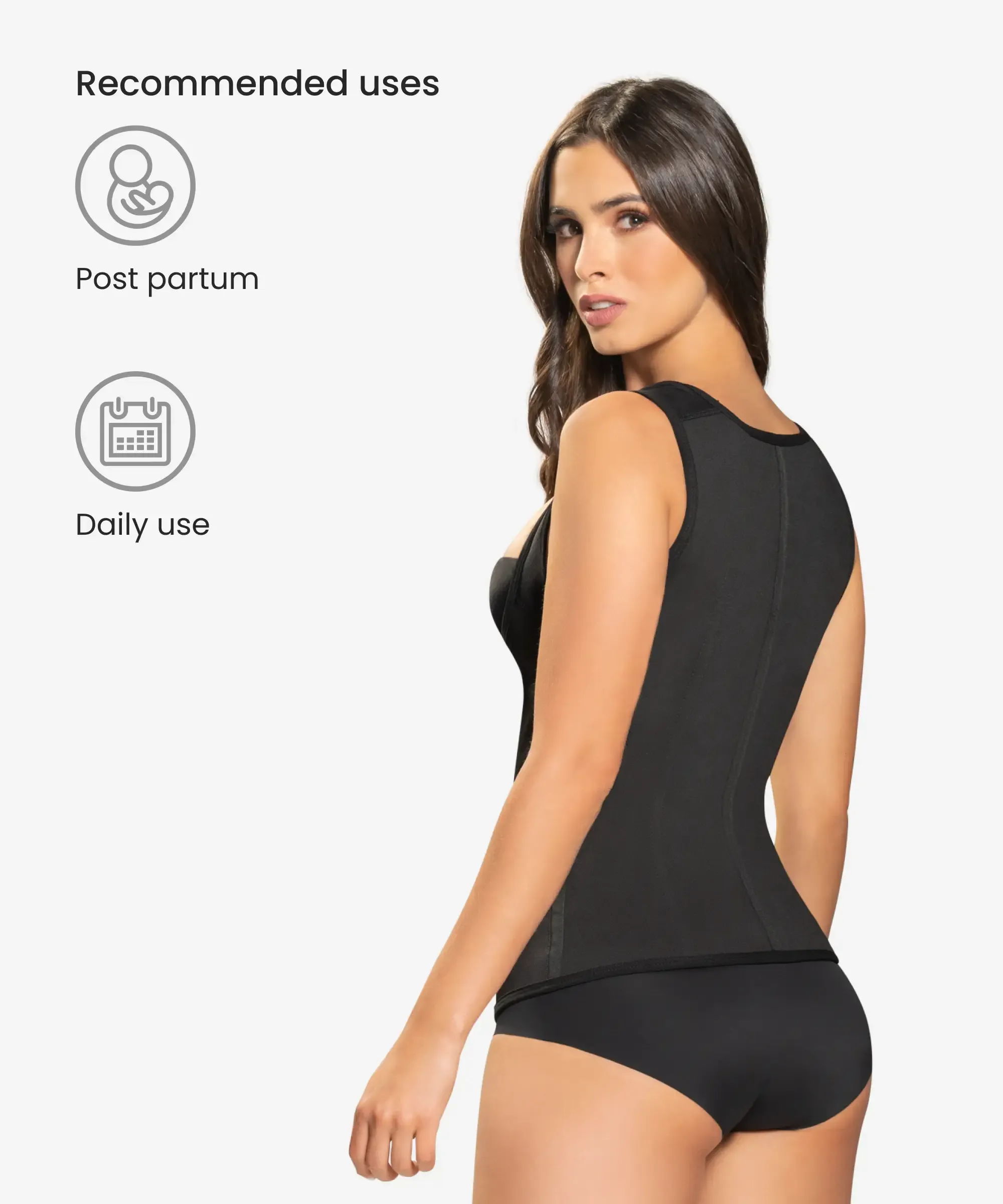 Full control body shaper vest - Style 1334