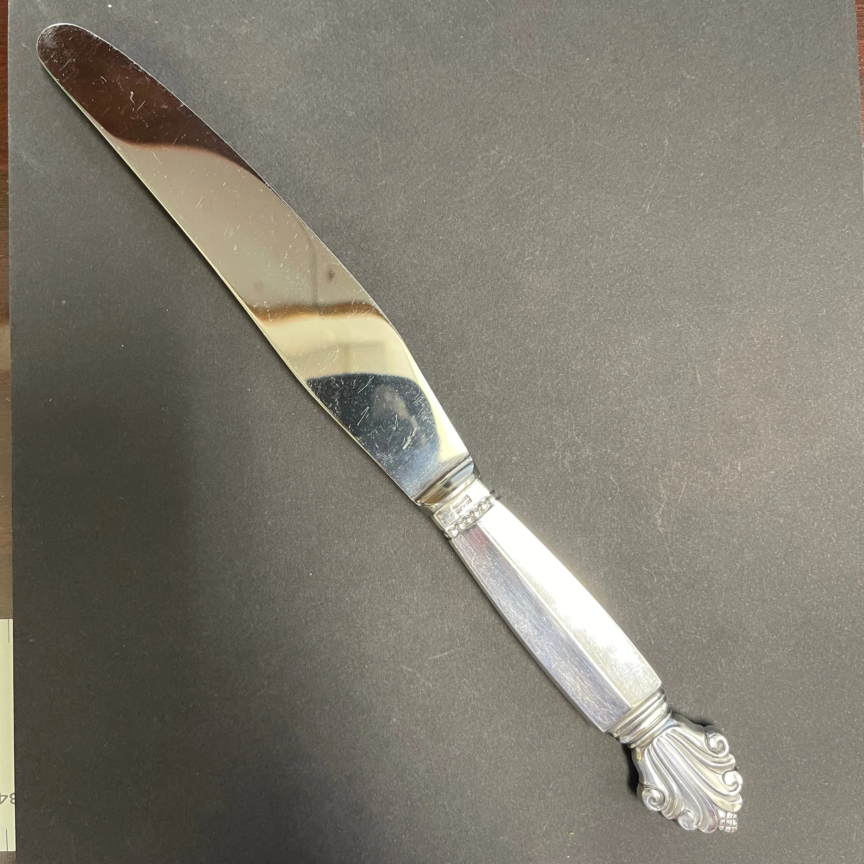 Georg Jensen Sterling Silver Acanthus Dinner Knife