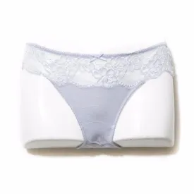 Grey Net Lace Cotton Underwear