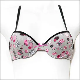 Grey Teenage Bra