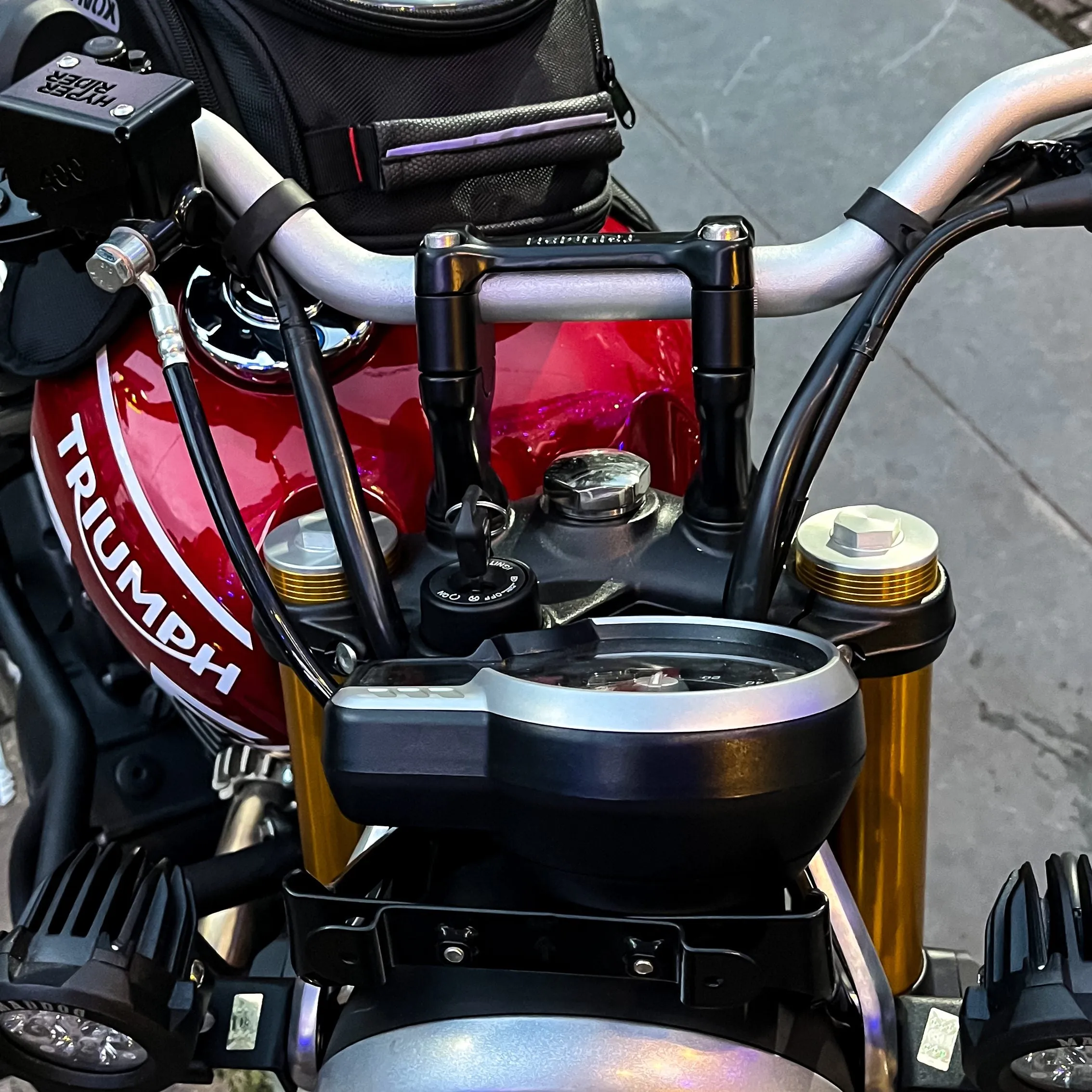 Hyperrider Handlebar Risers Type 1 for Triumph Speed 400 (HRSPD40010S)
