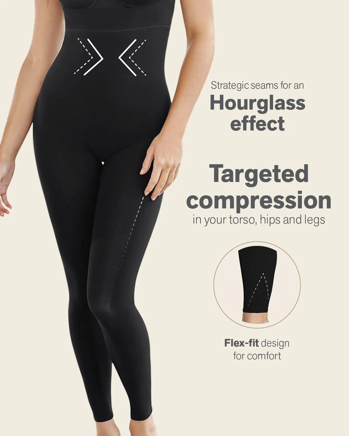 Invisible Butt Lifter Full-Leg Body Shaper