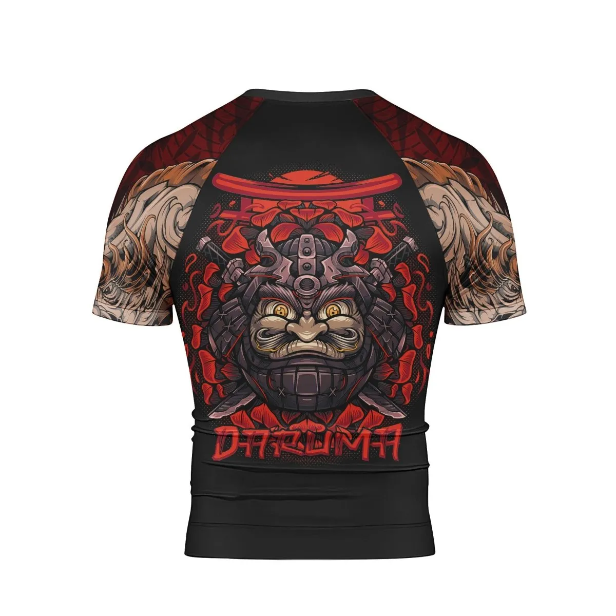 Japanese Daruma Short Sleeve Rash Guard