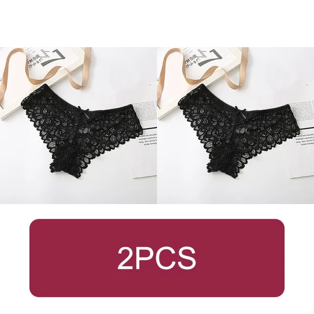 Lace Lingerie | See Through | Hollow Out Underwear | Sheer Lace Lingerie | 2/3pcs