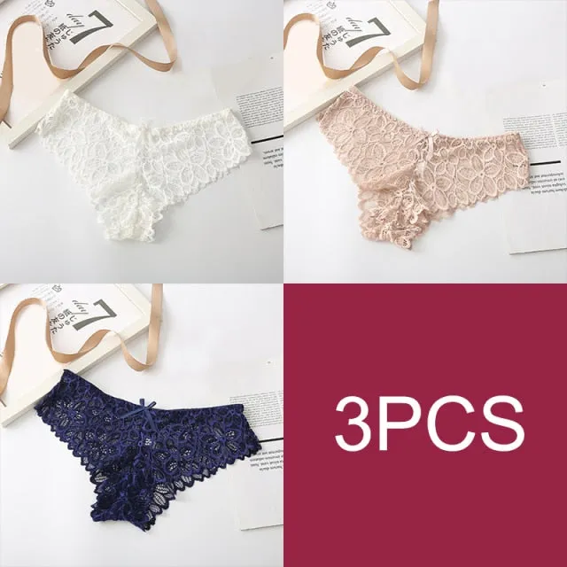 Lace Lingerie | See Through | Hollow Out Underwear | Sheer Lace Lingerie | 2/3pcs