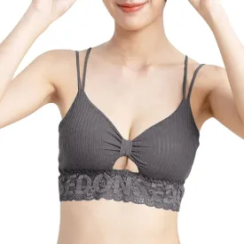 Lace Underwear Women's Letter Bra