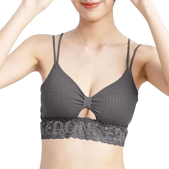 Lace Underwear Women's Letter Bra