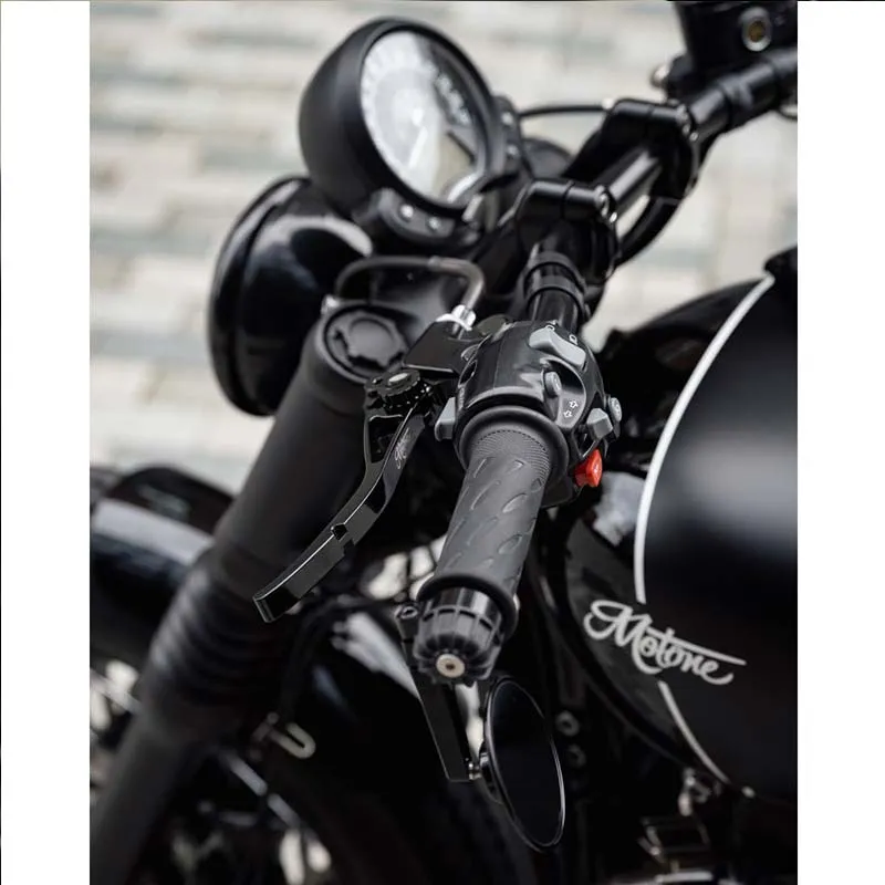 Leviers de Frein et d'Embrayage PIKE - Type R - (Triumph Twins)  | Motone Customs
