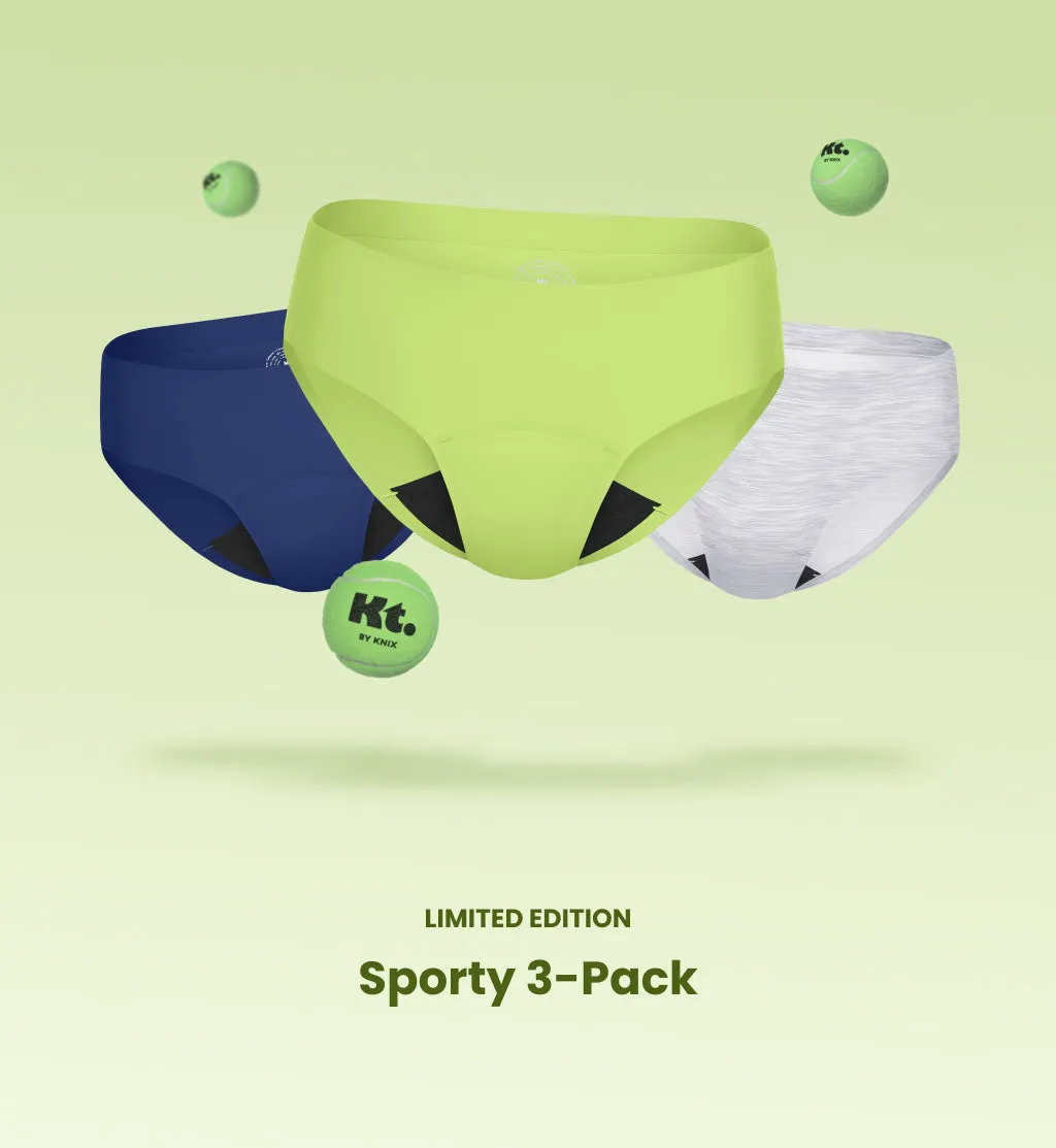 Light Leakproof No-Show Underwear Boyshort 3-Pack (4-Pack Item)