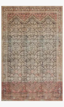 Loren LQ-17 Charcoal/Multi Rug