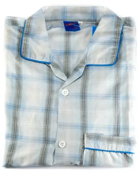 Maheen's Creation Nightdress For Men - Check Design Nightwear