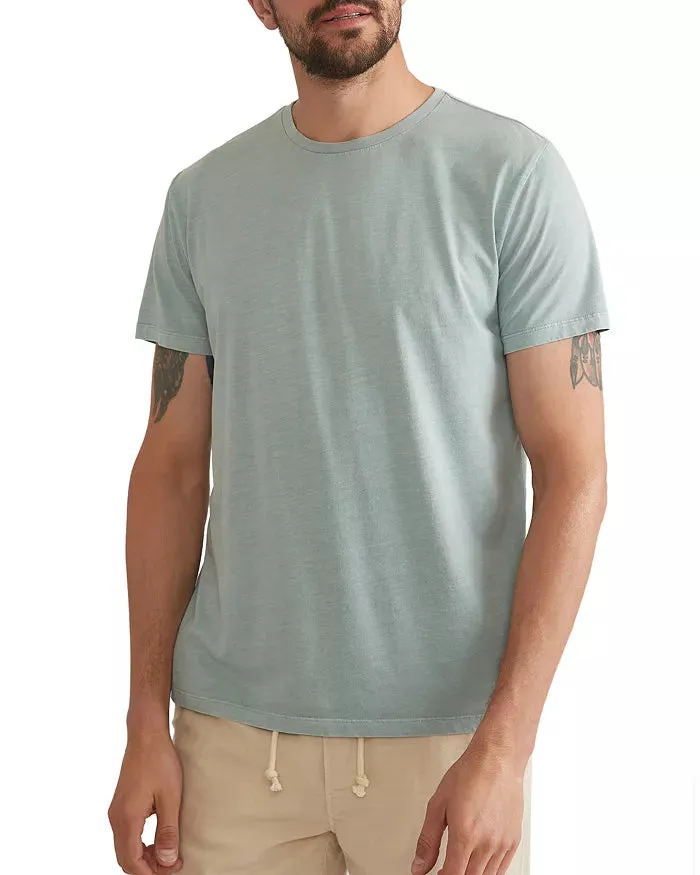 Marine Layer Men's Signature Sea Change Crew Tee, Grey Mist