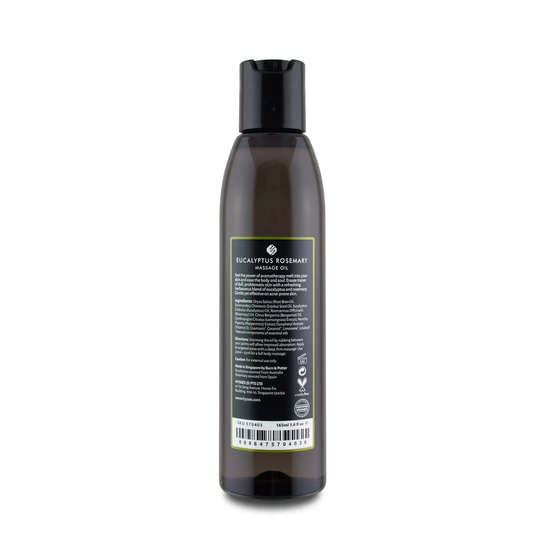 Massage Oil Eucalyptus Rosemary