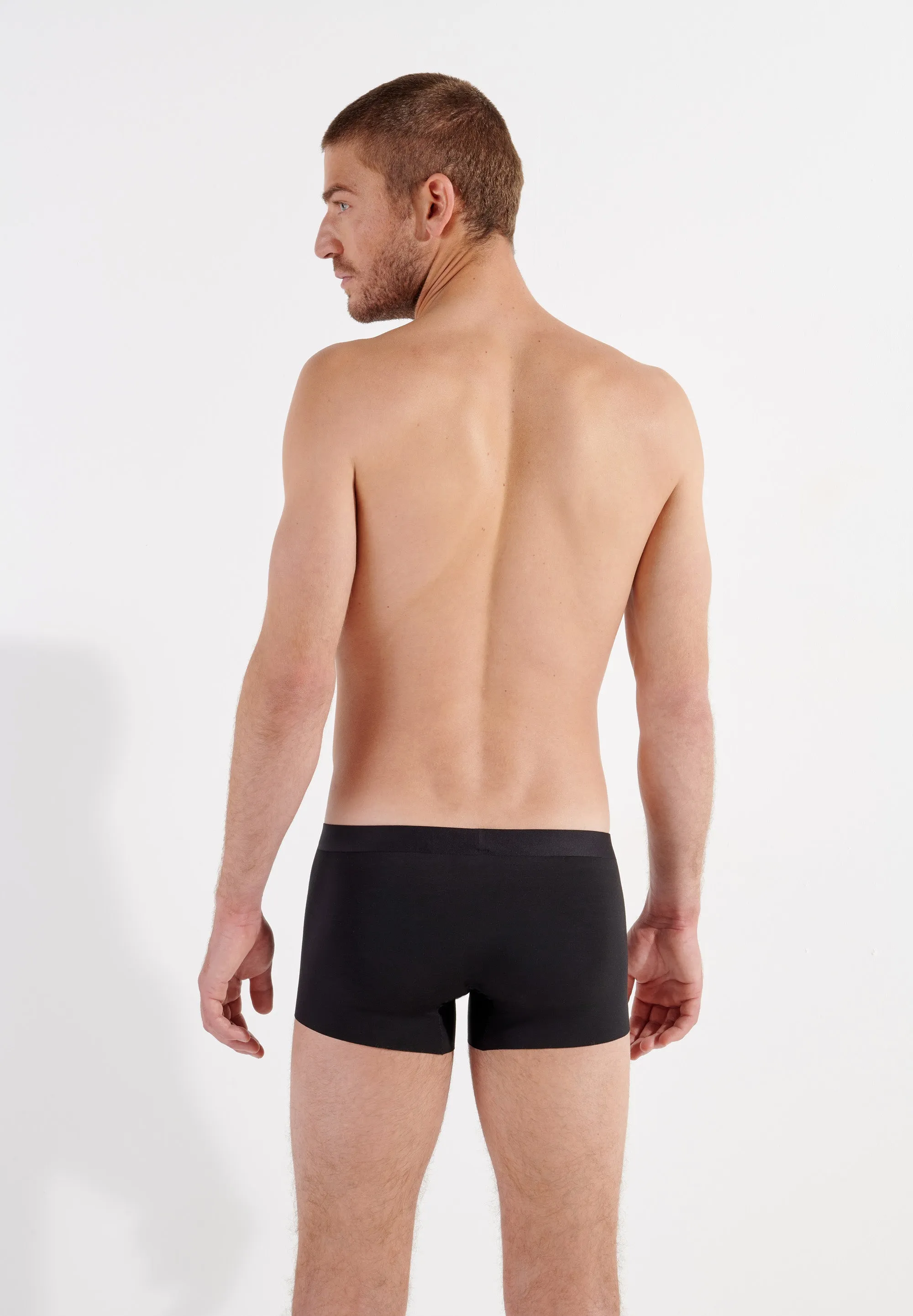 Modal Clean Cut Comfort Boxer Briefs | Black 402753-0004