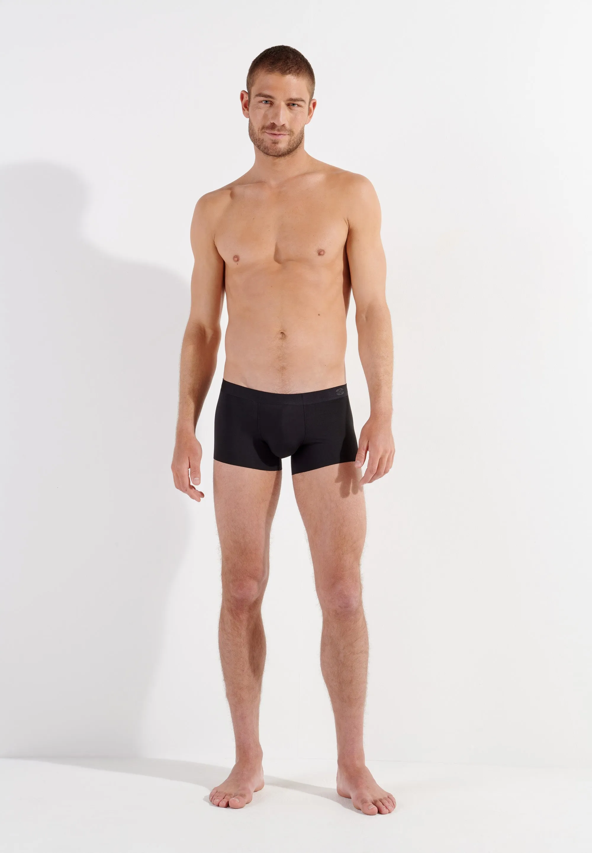 Modal Clean Cut Comfort Boxer Briefs | Black 402753-0004