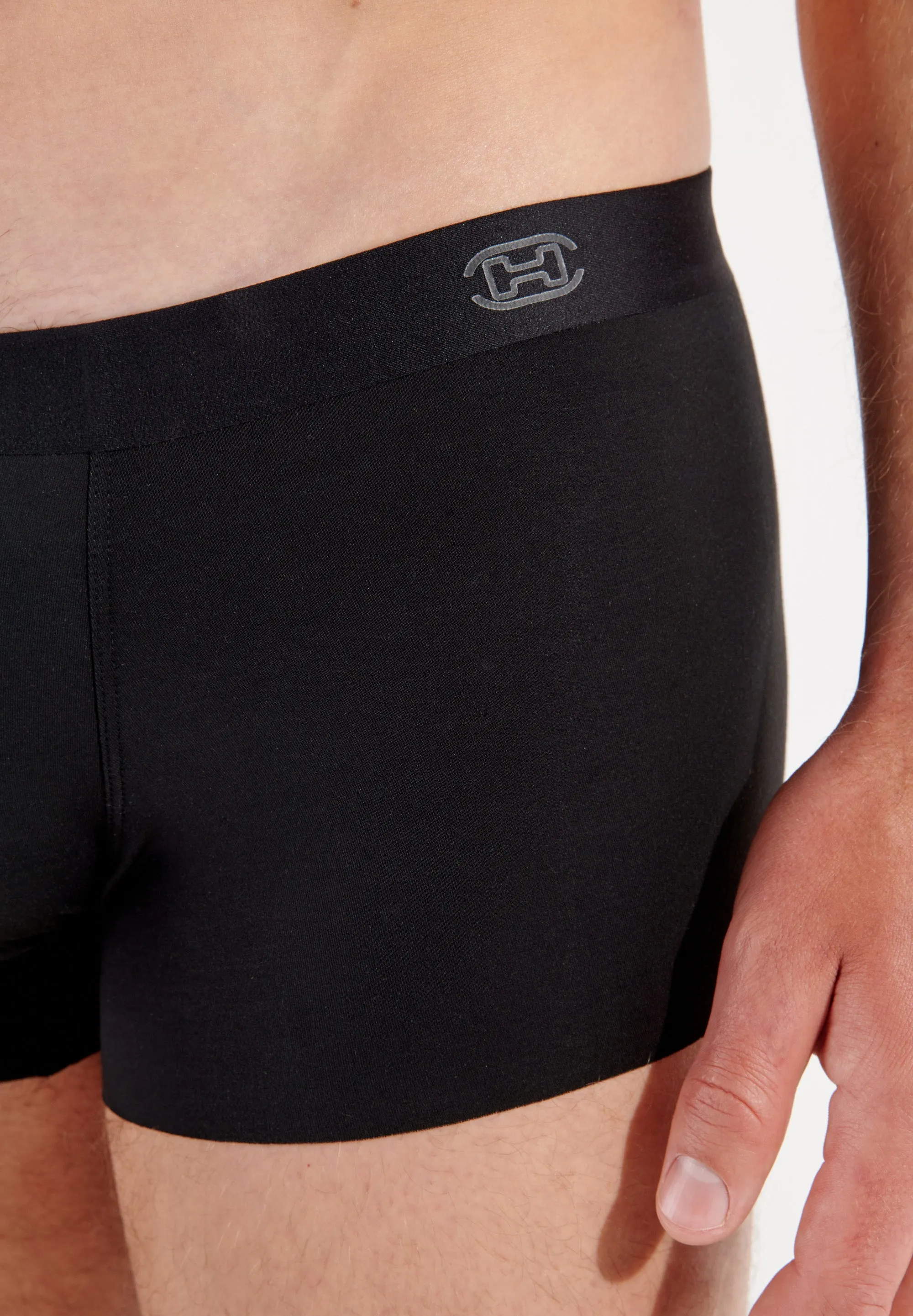 Modal Clean Cut Comfort Boxer Briefs | Black 402753-0004