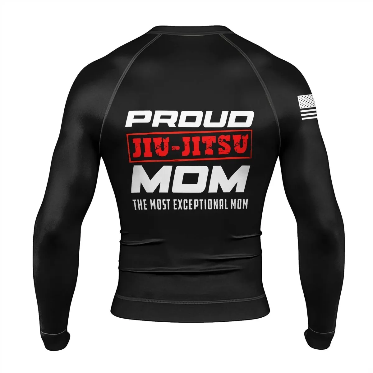 Mom Jiu-Jitsu Men's Long Sleeve Rash Guard