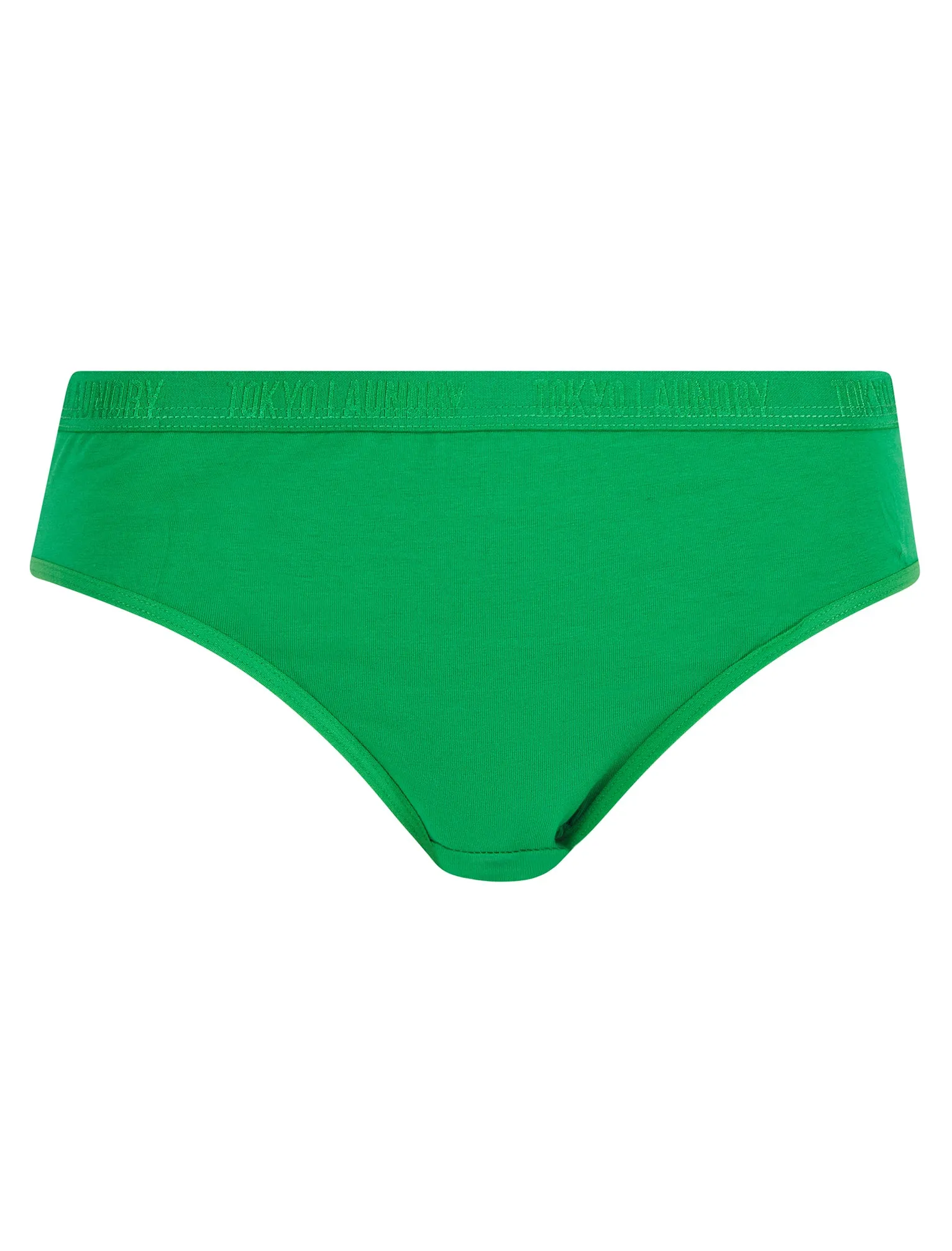 Nala (5 Pack) Cotton Assorted Briefs in Clear Sky / Jet Stream / Persian Jewel / Fern Green - Tokyo Laundry