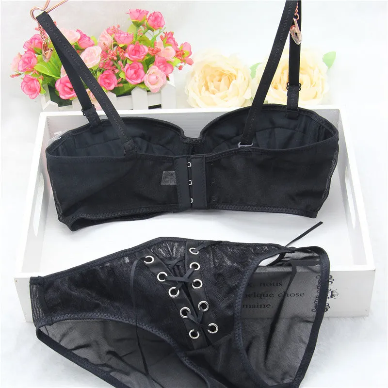 New sexy lingerie,1/2 cup bra,Brand Women underwear Bra Sets,Lace Embroidery bra Briefs,lingerie set,Intimates,underclothes