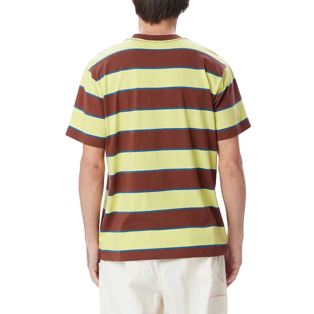 Obey Ranking SS Knit Tee - Sepia Multi