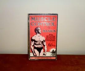 Original 1940s Book Muscle Control By Maxick