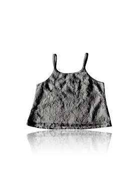 [OUTLET] DOLLY by Le Petit Tom ® LACY SPAGHETTI TOP black