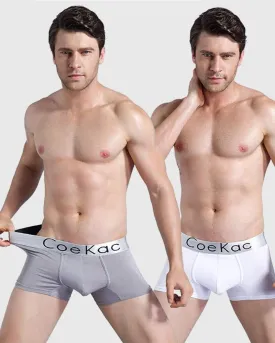 Pack of 2 - Ck Mens Boxers - White & Grey   Mix Colours