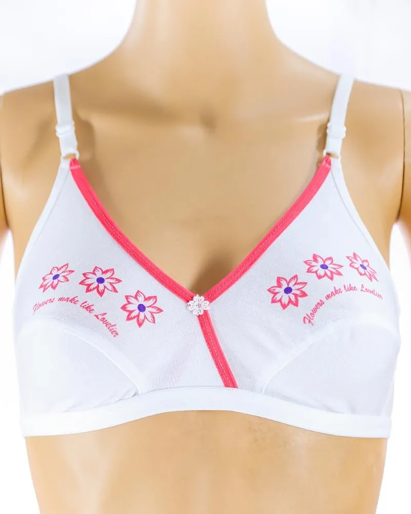 Pack of 3 Madam Bra - Tatto - Non Padded Bra - Non Wired Bra