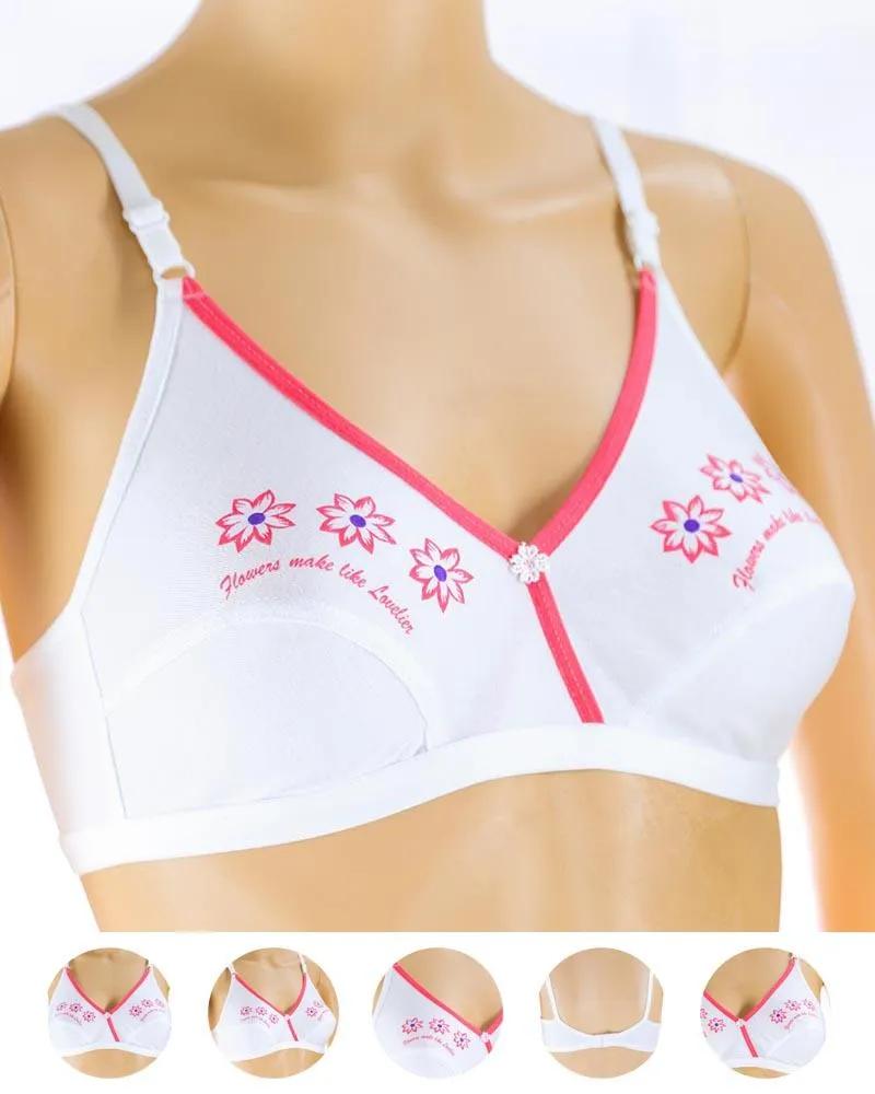 Pack of 3 Madam Bra - Tatto - Non Padded Bra - Non Wired Bra