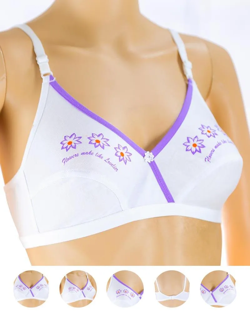 Pack of 3 Madam Bra - Tatto - Non Padded Bra - Non Wired Bra